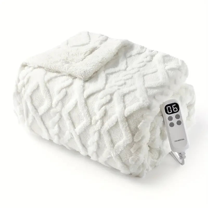 Thick Tufted Sherpa Electric Heated Blanket