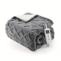 Thick Tufted Sherpa Electric Heated Blanket