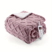 Thick Tufted Sherpa Electric Heated Blanket