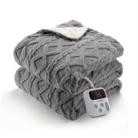 Thick Tufted Sherpa Electric Heated Blanket