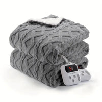 Thick Tufted Sherpa Electric Heated Blanket