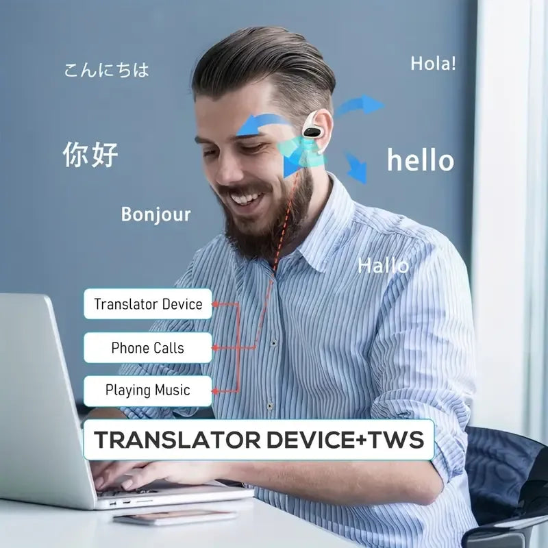 Skara M8 Wireless Translator Earbuds