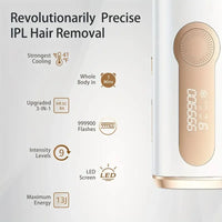 3-in-1 At-Home Permanent Hair Removal Device