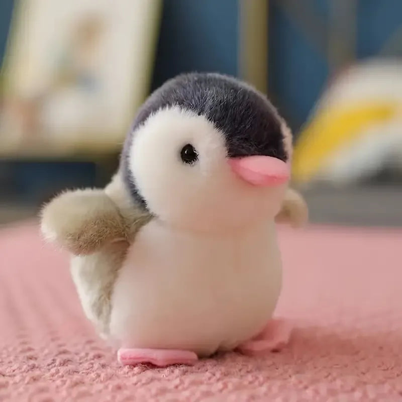 Little Squeaky Plush Penguin Keychain