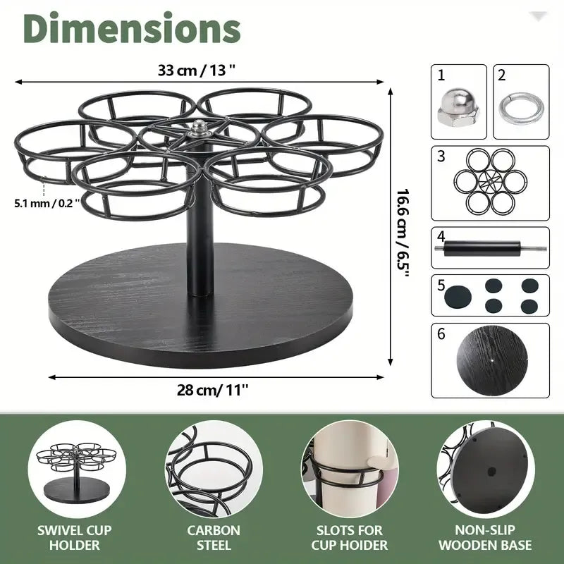 Rotatable Water Cup Organizer For Stanley