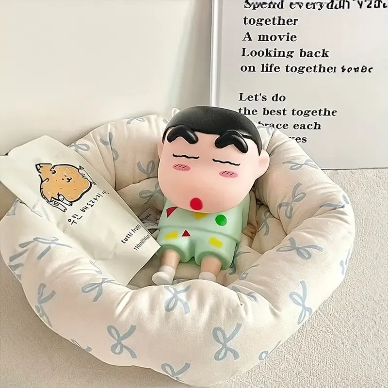 Lazy Shinchan Phone Stand Figurine