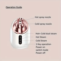 Shiny Rosy Nano Facial Steamer