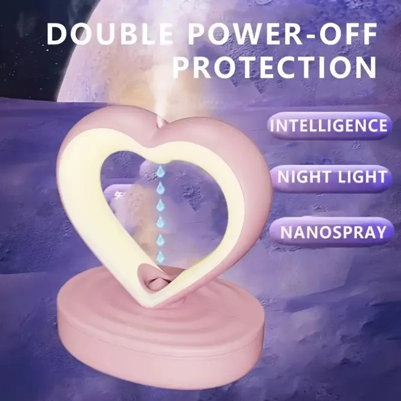 Heart Shaped Anti-Gravity Sleep Aid Humidifier