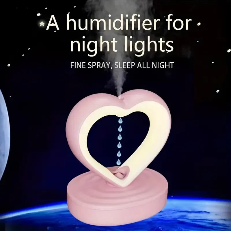 Heart Shaped Anti-Gravity Sleep Aid Humidifier