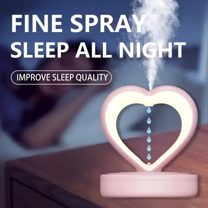 Heart Shaped Anti-Gravity Sleep Aid Humidifier