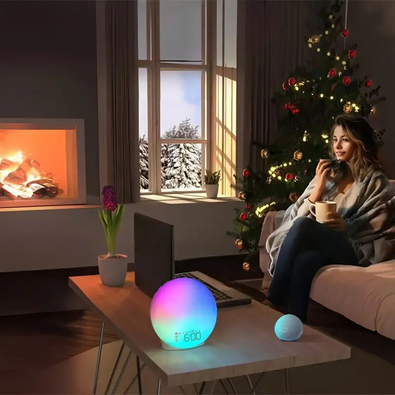 Smart Sunrise Wake-Up Light Alarm Clock