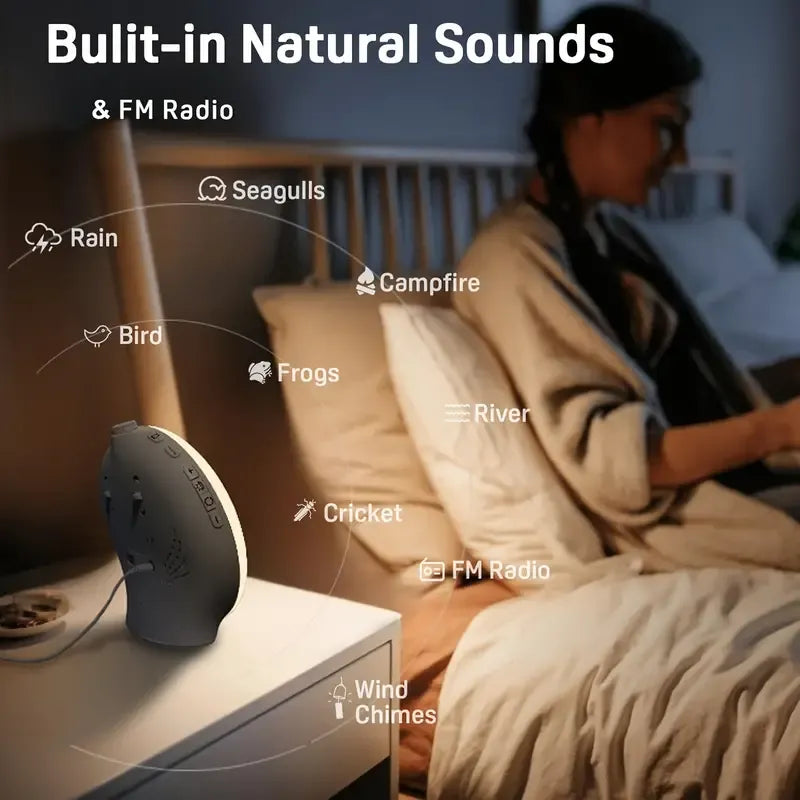 Smart Sunrise Wake-Up Light Alarm Clock