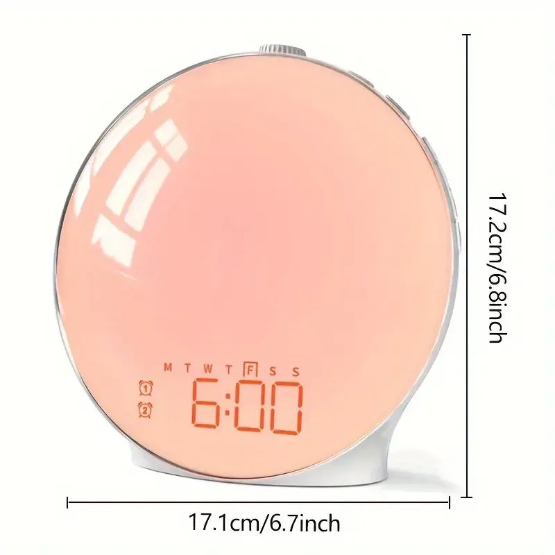 Smart Sunrise Wake-Up Light Alarm Clock