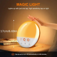 Smart Sunrise Wake-Up Light Alarm Clock