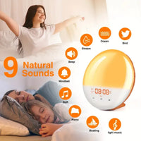 Smart Sunrise Wake-Up Light Alarm Clock