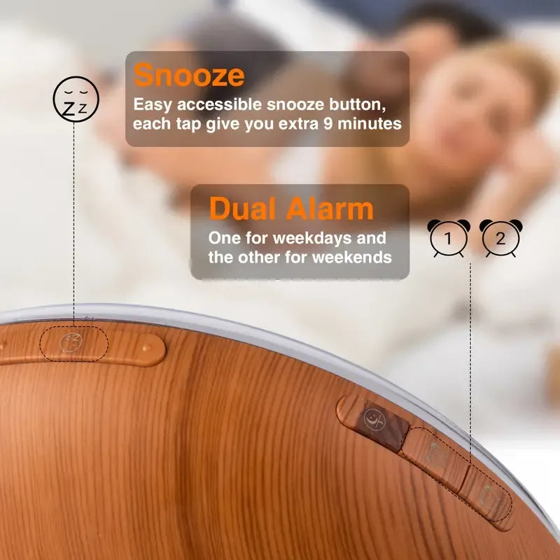 Smart Sunrise Wake-Up Light Alarm Clock