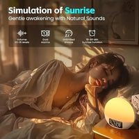 Smart Sunrise Wake-Up Light Alarm Clock