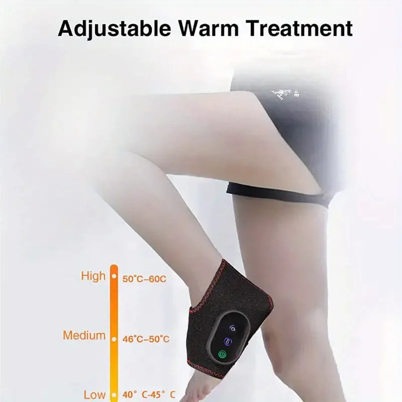 Heat & Vibrate Ankle Brace