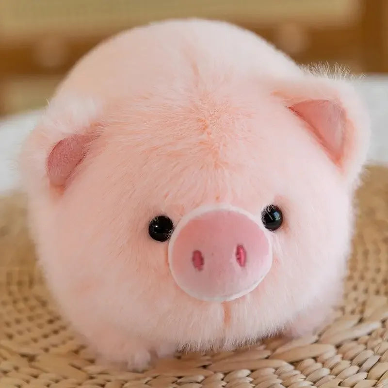 Kawaii Apple Pig Plush Toy (20 cm)