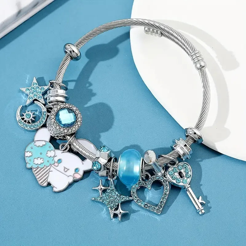 Sanrio Cinnamoroll Multi Charm Bracelet