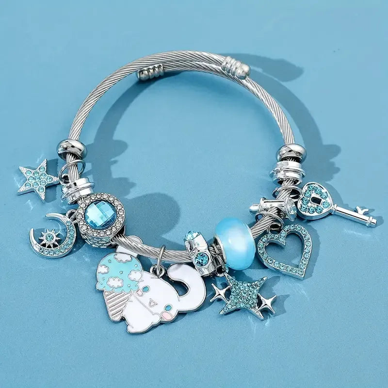 Sanrio Cinnamoroll Multi Charm Bracelet