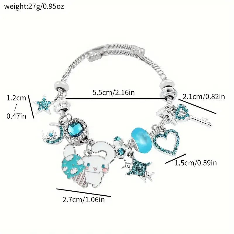 Sanrio Cinnamoroll Multi Charm Bracelet