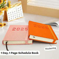 2025 A5 Premium Daily Planner Notebook