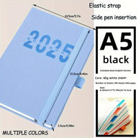 2025 A5 Premium Daily Planner Notebook