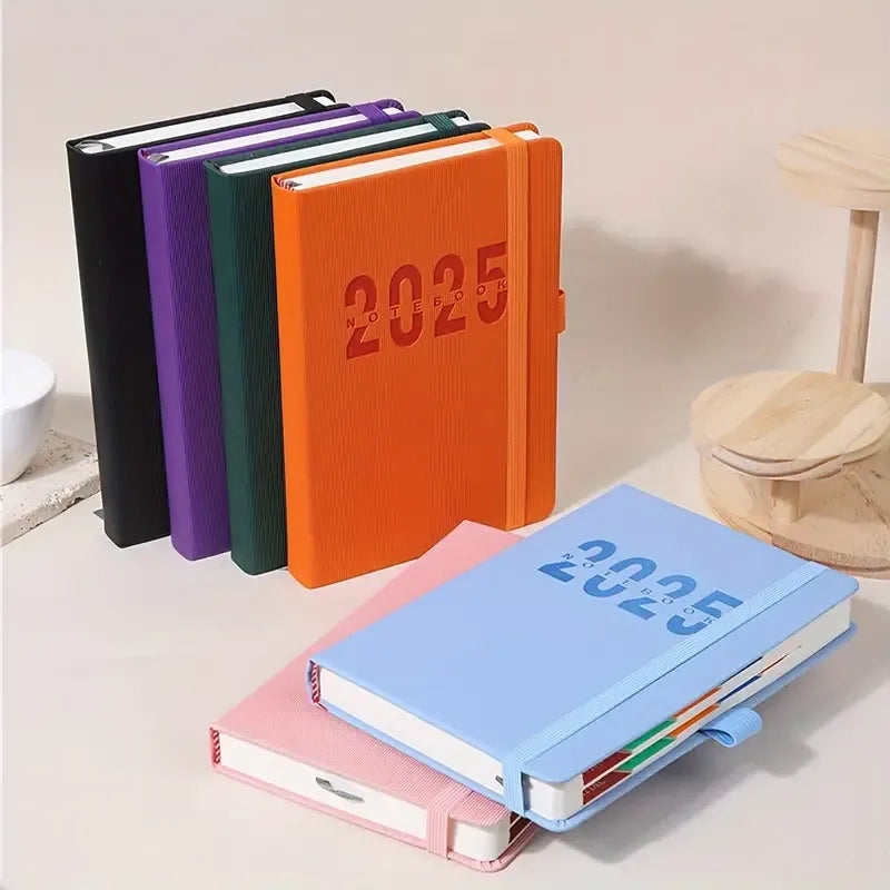 2025 A5 Premium Daily Planner Notebook