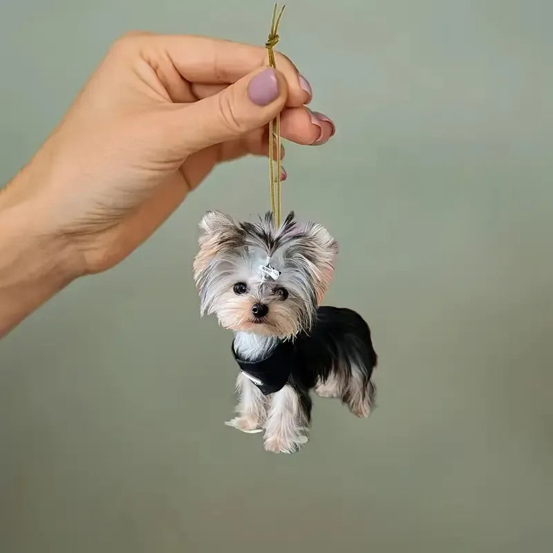 Terrier Pup 3D Keychain