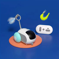 Interactive Dual-Mode Cat Teasing Toy Car