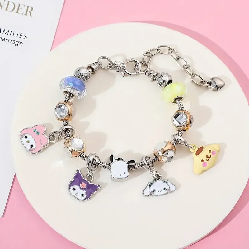 Sanrio Kuromi and Friends Charm Bracelet