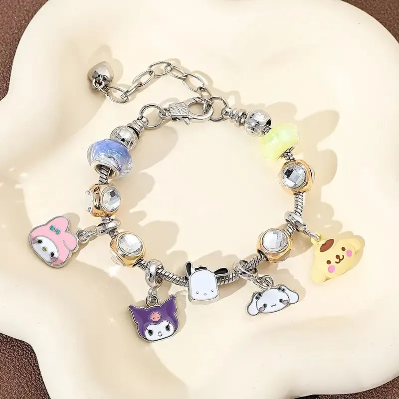 Sanrio Kuromi and Friends Charm Bracelet