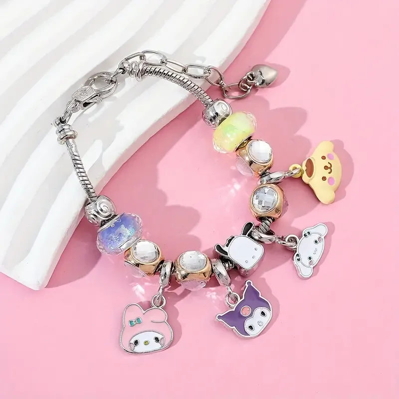 Sanrio Kuromi and Friends Charm Bracelet