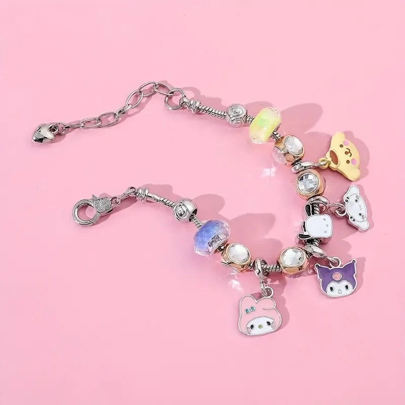 Sanrio Kuromi and Friends Charm Bracelet