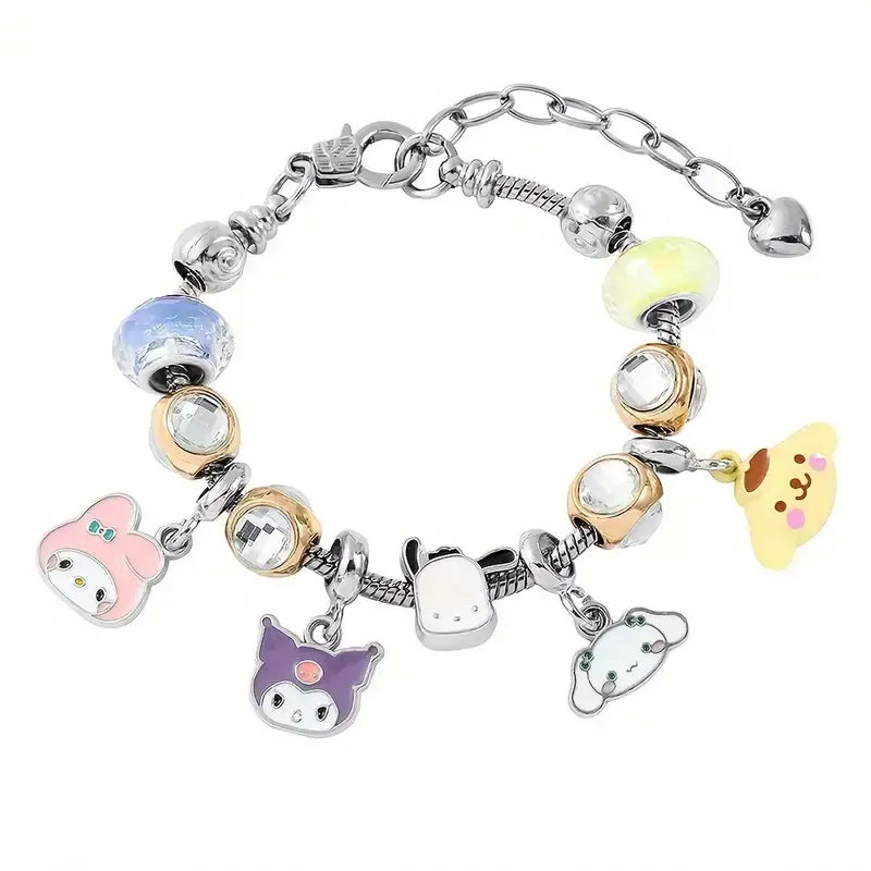 Sanrio Kuromi and Friends Charm Bracelet