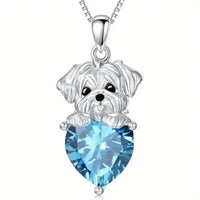 Maltese Dog Shining Pendant