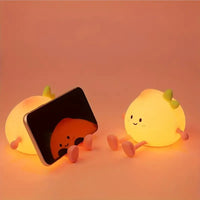 Adorable 2-in-1 Squishy Tomato Light