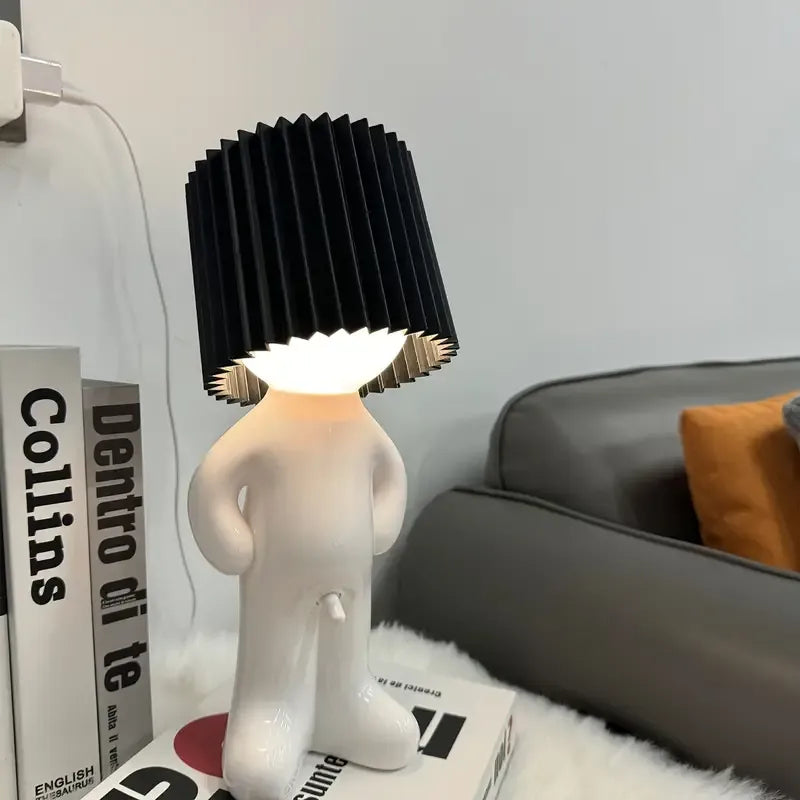 Turn-on Shy Man Lamp