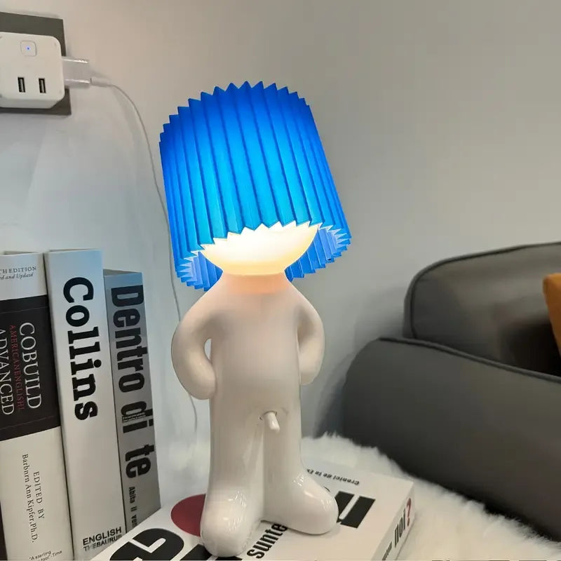 Turn-on Shy Man Lamp