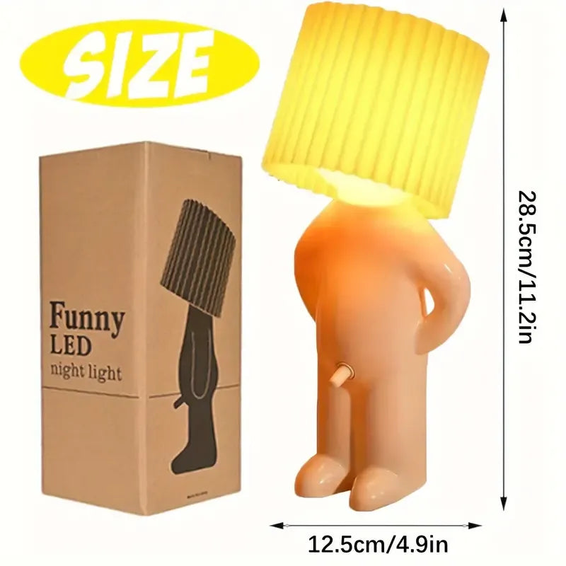 Turn-on Shy Man Lamp