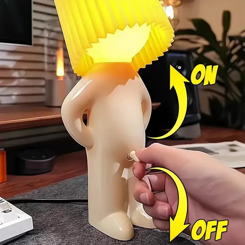 Turn-on Shy Man Lamp