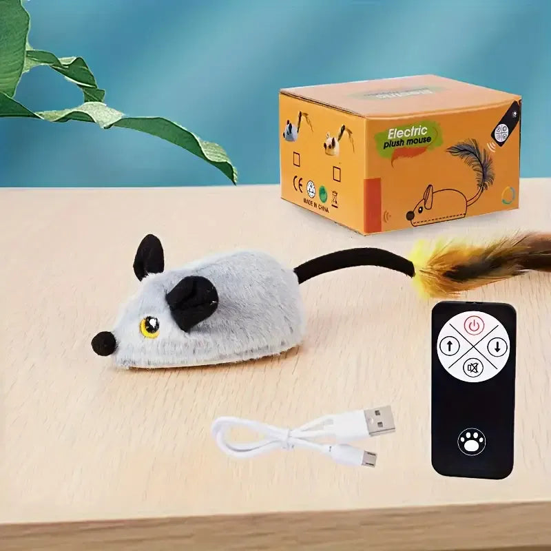 Remote-Controlled Mouse Cat Chase Toy