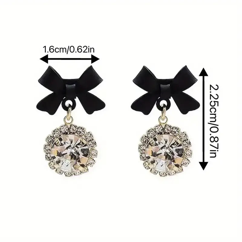 Exquisite Ribbon Snowflake Earrings