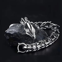 Viking Dragon Design Punk Bracelet