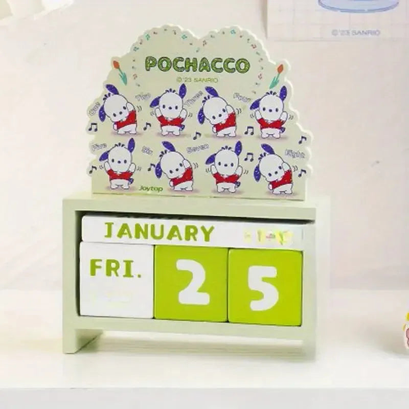 Sanrio Good Time Wooden Countdown Desk Calendar