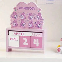 Sanrio Good Time Wooden Countdown Desk Calendar