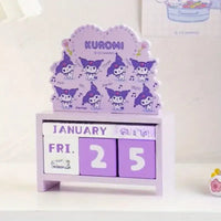 Sanrio Good Time Wooden Countdown Desk Calendar