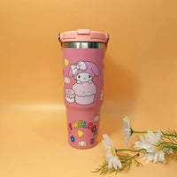 Sanrio Characters Flip Straw Bottle (30 oz)