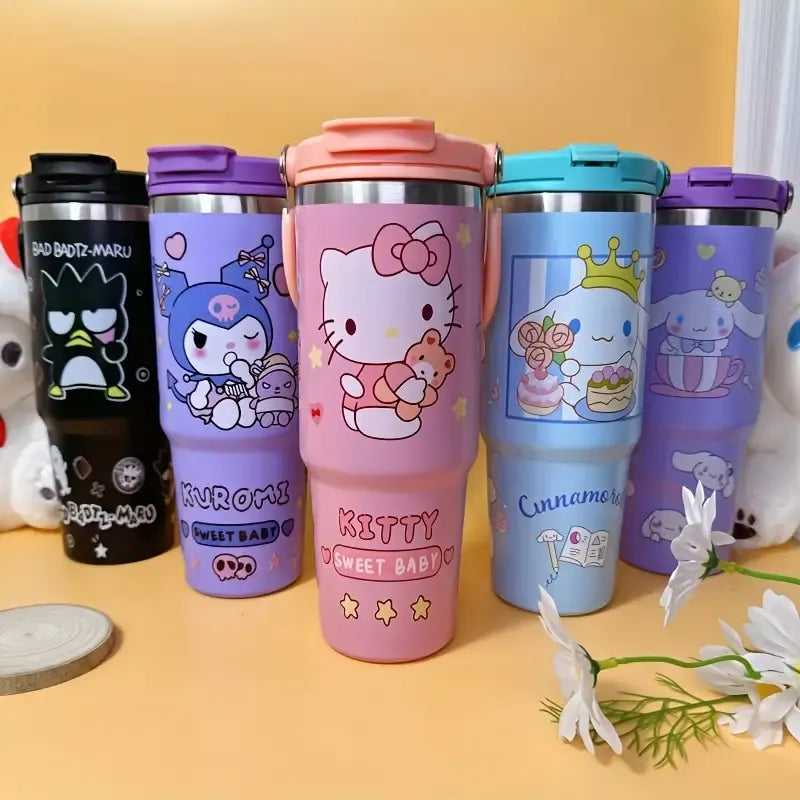 Sanrio Characters Flip Straw Bottle (30 oz)